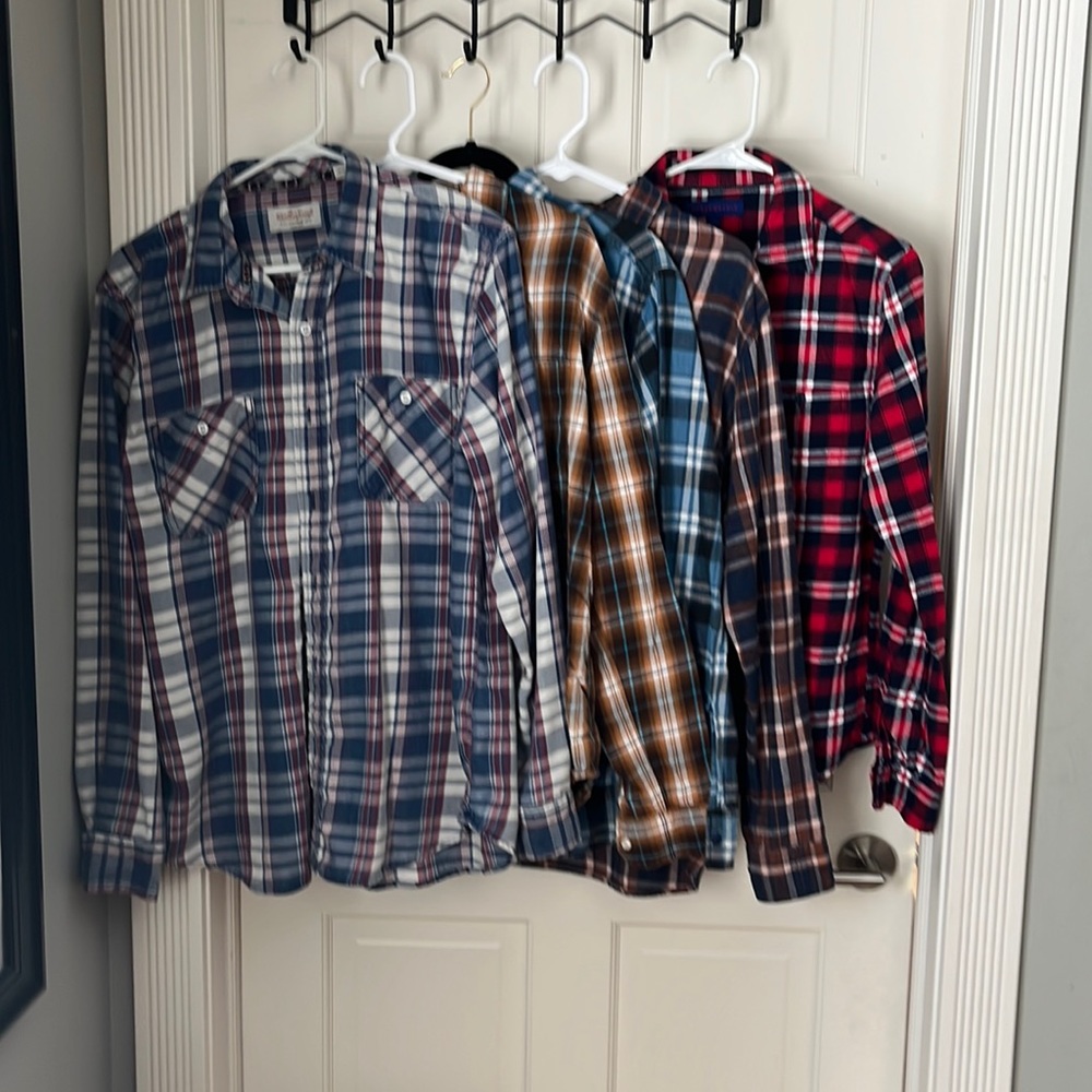 5 flannels for 40$ !!!
